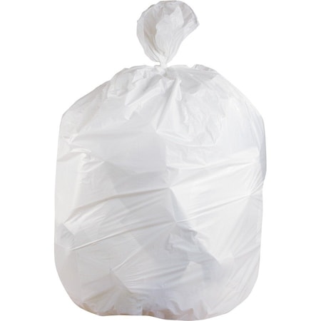 Heritage Bag 16 gal Trash Bags, 0.50 mil (13 Micron), White HERH4832MWR01